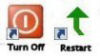A shutdown restart pc desktop icons last ned