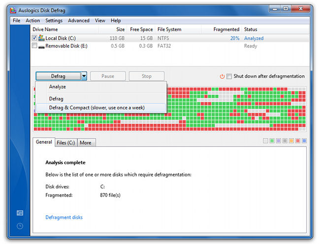 download the new Auslogics Registry Defrag 14.0.0.4