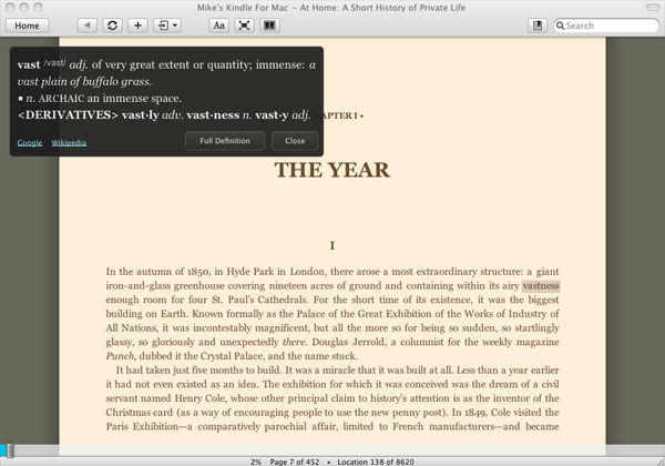 kindle app for mac 10.5